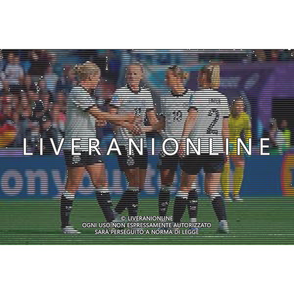 TVEM July 08, 2025 Basel, Switzerland - Germany vs Denmark - Women\'s UEFA Euro 2025 - St. Jakob-Park. In the pic: Lea Schüller of Germany celebrates after scoring a goal with teammates ©TVEM Emmanuele Mastrodonato - AGENZIA ALDO LIVERANI SAS
