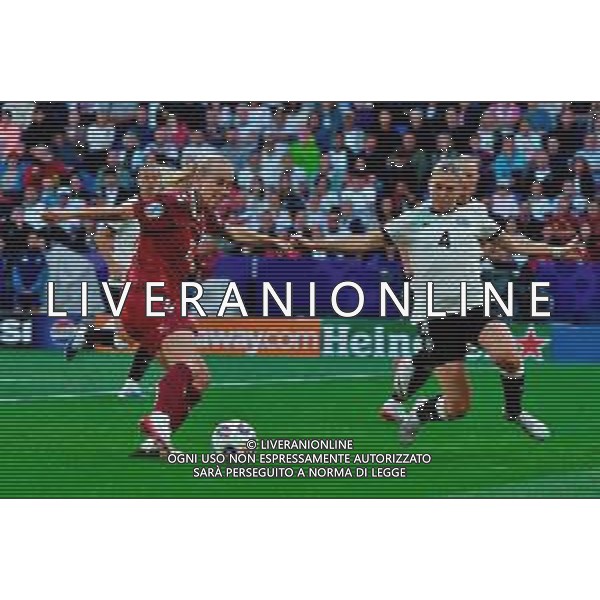 TVEM July 08, 2025 Basel, Switzerland - Germany vs Denmark - Women\'s UEFA Euro 2025 - St. Jakob-Park. In the pic: Amalie Vangsgaard of Denmark scores a goal of 0-1 ©TVEM Emmanuele Mastrodonato - AGENZIA ALDO LIVERANI SAS