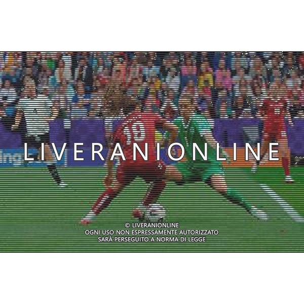 TVEM July 08, 2025 Basel, Switzerland - Germany vs Denmark - Women\'s UEFA Euro 2025 - St. Jakob-Park. In the pic: Janni Thomsen of Denmark in action against Ann-Katrin Berger of Germany ©TVEM Emmanuele Mastrodonato - AGENZIA ALDO LIVERANI SAS