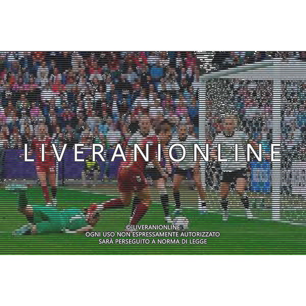 TVEM July 08, 2025 Basel, Switzerland - Germany vs Denmark - Women\'s UEFA Euro 2025 - St. Jakob-Park. In the pic: Janni Thomsen of Denmark in action against Ann-Katrin Berger of Germany ©TVEM Emmanuele Mastrodonato - AGENZIA ALDO LIVERANI SAS