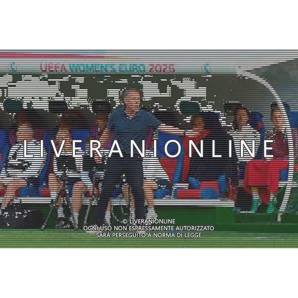 TVEM July 08, 2025 Basel, Switzerland - Germany vs Denmark - Women\'s UEFA Euro 2025 - St. Jakob-Park. In the pic: Andrée Jeglertz head coach of Denmark ©TVEM Emmanuele Mastrodonato - AGENZIA ALDO LIVERANI SAS