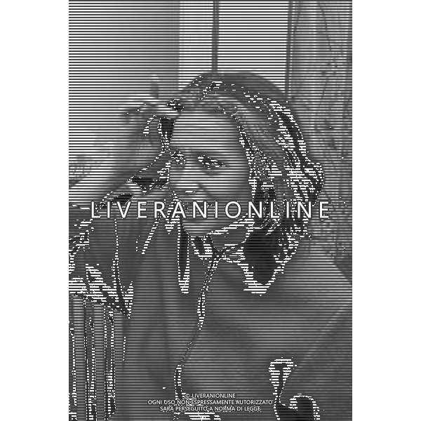 NEG- RETROSPETTIVA ERIKA BLANC ATTRICE  NELLA FOTO ERIKA BLANC NELL\'ANNO 1986 A TEATRO A MILANO AG ALDO LIVERANI SAS