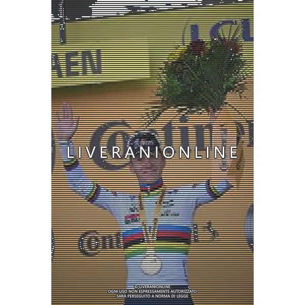09-07-2025 Tour De France; Tappa 05 Caen - Caen; 2025, Soudal - Quick Step; Evenepoel, Remco; Caen; ©SIROTTI - AGENZIA ALDO LIVERANI SAS