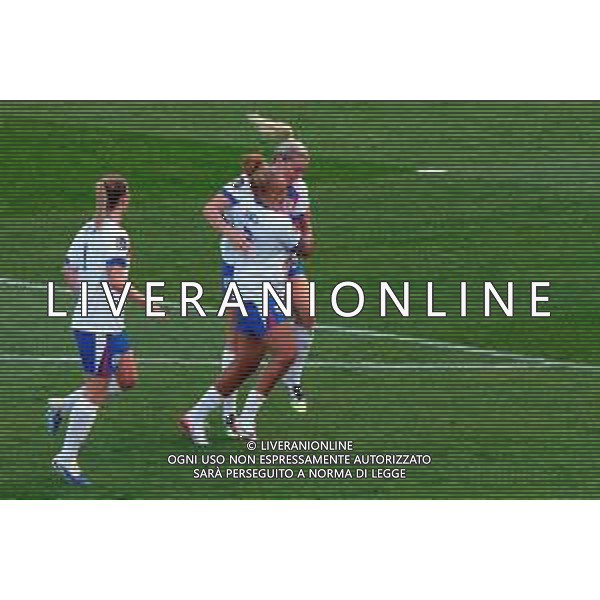 TVEM July 08, 2025 Zurich, Switzerland - England vs Netherlands - Women\'s UEFA Euro 2025 - Stadion Letzigrund. In the pic: Lauren James of England celebrates after scoring a goal with Alessia Russo of England ©TVEM Emmanuele Mastrodonato - AGENZIA ALDO LIVERANI SAS