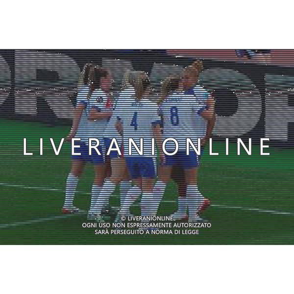 TVEM July 08, 2025 Zurich, Switzerland - England vs Netherlands - Women\'s UEFA Euro 2025 - Stadion Letzigrund. In the pic: Lauren James of England celebrates after scoring a goal with teammates ©TVEM Emmanuele Mastrodonato - AGENZIA ALDO LIVERANI SAS