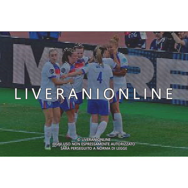 TVEM July 08, 2025 Zurich, Switzerland - England vs Netherlands - Women\'s UEFA Euro 2025 - Stadion Letzigrund. In the pic: Lauren James of England celebrates after scoring a goal with teammates ©TVEM Emmanuele Mastrodonato - AGENZIA ALDO LIVERANI SAS
