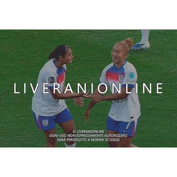 TVEM July 08, 2025 Zurich, Switzerland - England vs Netherlands - Women\'s UEFA Euro 2025 - Stadion Letzigrund. In the pic: Lauren James of England celebrates after scoring a goal with Jessica Carter of England ©TVEM Emmanuele Mastrodonato - AGENZIA ALDO LIVERANI SAS
