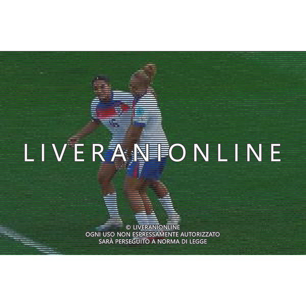 TVEM July 08, 2025 Zurich, Switzerland - England vs Netherlands - Women\'s UEFA Euro 2025 - Stadion Letzigrund. In the pic: Lauren James of England celebrates after scoring a goal with Jessica Carter of England ©TVEM Emmanuele Mastrodonato - AGENZIA ALDO LIVERANI SAS