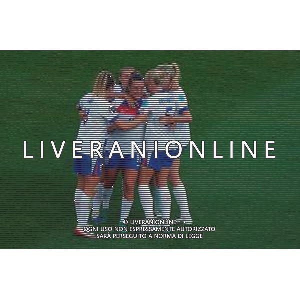 TVEM July 08, 2025 Zurich, Switzerland - England vs Netherlands - Women\'s UEFA Euro 2025 - Stadion Letzigrund. In the pic: Ella Toone of England celebrates after scoring a goal with teammates ©TVEM Emmanuele Mastrodonato - AGENZIA ALDO LIVERANI SAS