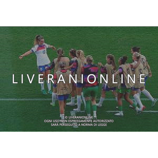 TVEM July 08, 2025 Zurich, Switzerland - England vs Netherlands - Women\'s UEFA Euro 2025 - Stadion Letzigrund. In the pic: Ella Toone of England celebrates after scoring a goal with teammates ©TVEM Emmanuele Mastrodonato - AGENZIA ALDO LIVERANI SAS