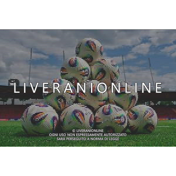 TVEM July 08, 2025 Zurich, Switzerland - England vs Netherlands - Women\'s UEFA Euro 2025 - Stadion Letzigrund. In the pic: UEFA Women\'s EURO 2025 match balls ©TVEM Emmanuele Mastrodonato - AGENZIA ALDO LIVERANI SAS