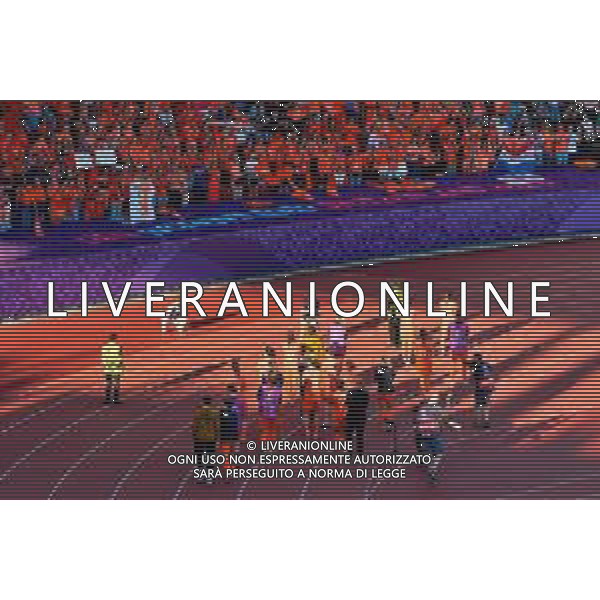 TVEM July 08, 2025 Zurich, Switzerland - England vs Netherlands - Women\'s UEFA Euro 2025 - Stadion Letzigrund. In the pic: players of Netherlands greet the fans ©TVEM Emmanuele Mastrodonato - AGENZIA ALDO LIVERANI SAS