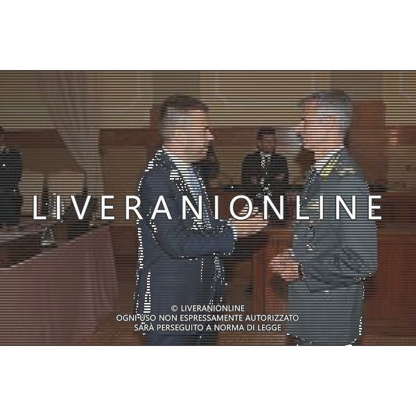 IMOLA 10 07 2025 CONFERENZA STAMPA GUARDIA DI FINANZA DI BOLOGNA E POLIZIA LOCALE DEL NUOVO CIRCONDARIO IMOLESE:ATTIVITA\' CONGIUNTA NEL SETTORE DEGLI AFFITTI BREVI NELLA MAGGIOR PARTE DEI CASI SENZA ALCUN TIPO DI AUTORIZZAZIONE.NELLA FOTO SINDACO DI IMOLA MARCO PANIERI E COMMANDANTE PROVINCIALE DELLA GUARDIA DI FINANZA DI BOLOGNA GENERALE GIOVANNI PARASCANDOLO ©SANNA - AGENZIA ALDO LIVERANI SAS