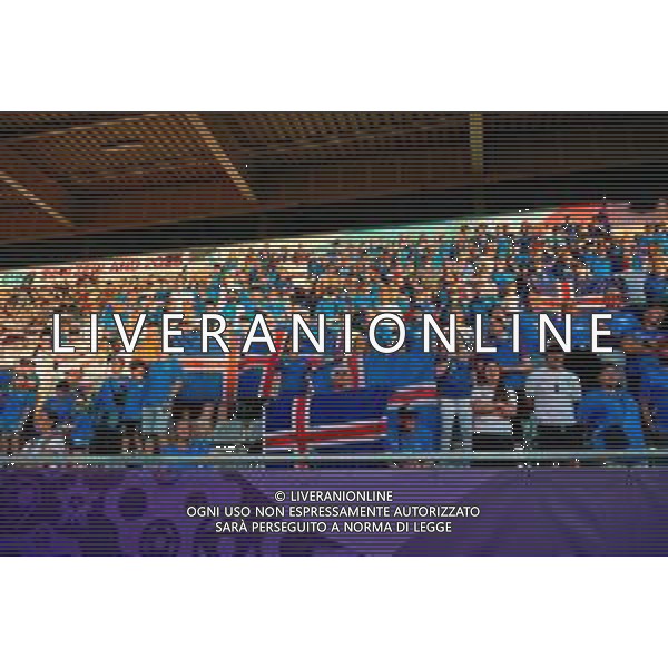 Supporters of Iceland -Norvegia - Islanda Campionato europeo femminile di calcio UEFA Women\'s EURO 2025 , Arena Thuin Svizzera 10.07.2025 ©TVEM Emmanuele Mastrodonato - AGENZIA ALDO LIVERANI SAS