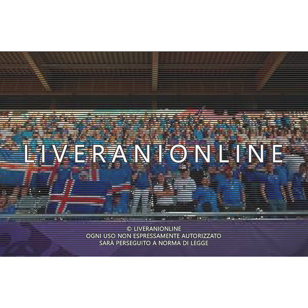 Supporters of Iceland -Norvegia - Islanda Campionato europeo femminile di calcio UEFA Women\'s EURO 2025 , Arena Thuin Svizzera 10.07.2025 ©TVEM Emmanuele Mastrodonato - AGENZIA ALDO LIVERANI SAS