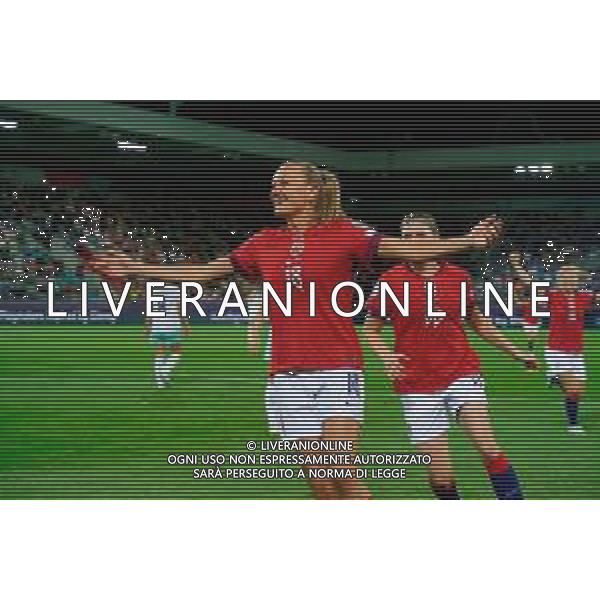 Frida Maanum of Norway celebrates after scoring a goal -Norvegia - Islanda Campionato europeo femminile di calcio UEFA Women\'s EURO 2025 , Arena Thuin Svizzera 10.07.2025 ©TVEM Emmanuele Mastrodonato - AGENZIA ALDO LIVERANI SAS