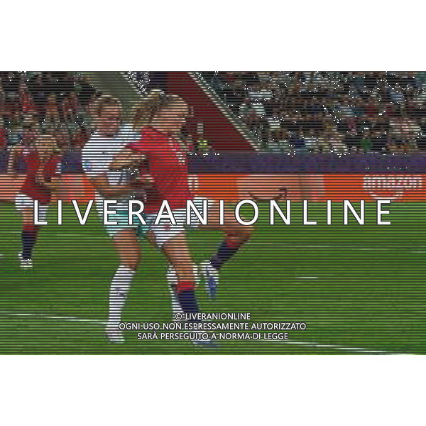 Frida Maanum of Norway in action against Alexandra Jóhannsdóttir of Iceland -Norvegia - Islanda Campionato europeo femminile di calcio UEFA Women\'s EURO 2025 , Arena Thuin Svizzera 10.07.2025 ©TVEM Emmanuele Mastrodonato - AGENZIA ALDO LIVERANI SAS