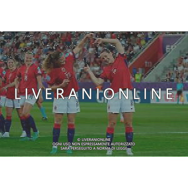 Signe Gaupset of Norway celebrates after scoring a goal with Elisabeth Terland of Norway -Norvegia - Islanda Campionato europeo femminile di calcio UEFA Women\'s EURO 2025 , Arena Thuin Svizzera 10.07.2025 ©TVEM Emmanuele Mastrodonato - AGENZIA ALDO LIVERANI SAS
