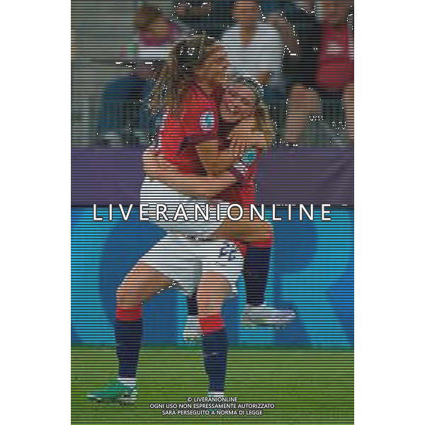 Signe Gaupset of Norway celebrates after scoring a goal with Vilde Boe Risa of Norway -Norvegia - Islanda Campionato europeo femminile di calcio UEFA Women\'s EURO 2025 , Arena Thuin Svizzera 10.07.2025 ©TVEM Emmanuele Mastrodonato - AGENZIA ALDO LIVERANI SAS