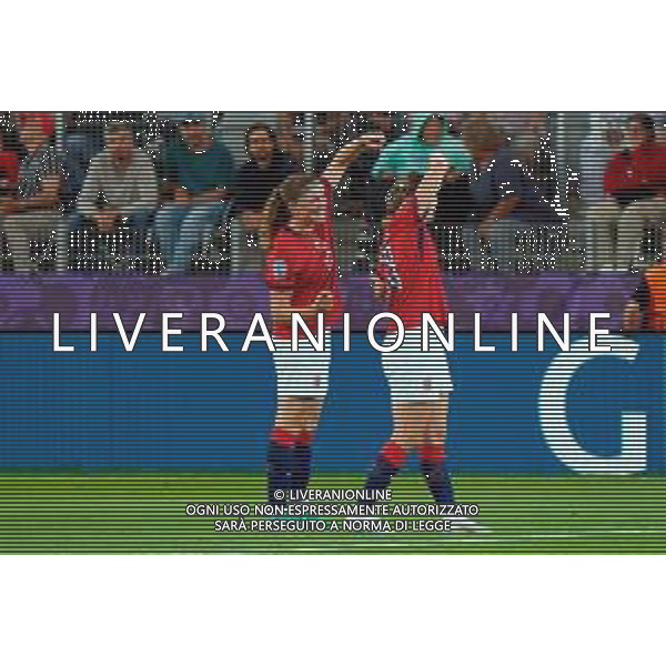 Signe Gaupset of Norway celebrates after scoring a goal with Elisabeth Terland of Norway -Norvegia - Islanda Campionato europeo femminile di calcio UEFA Women\'s EURO 2025 , Arena Thuin Svizzera 10.07.2025 ©TVEM Emmanuele Mastrodonato - AGENZIA ALDO LIVERANI SAS