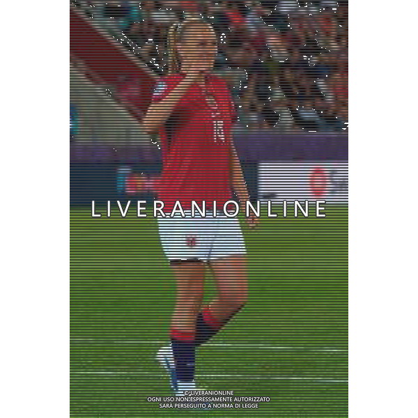 Frida Maanum of Norway celebrates after scoring a goal -Norvegia - Islanda Campionato europeo femminile di calcio UEFA Women\'s EURO 2025 , Arena Thuin Svizzera 10.07.2025 ©TVEM Emmanuele Mastrodonato - AGENZIA ALDO LIVERANI SAS
