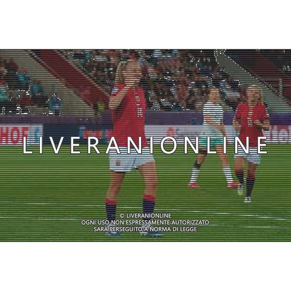 Frida Maanum of Norway celebrates after scoring a goal -Norvegia - Islanda Campionato europeo femminile di calcio UEFA Women\'s EURO 2025 , Arena Thuin Svizzera 10.07.2025 ©TVEM Emmanuele Mastrodonato - AGENZIA ALDO LIVERANI SAS