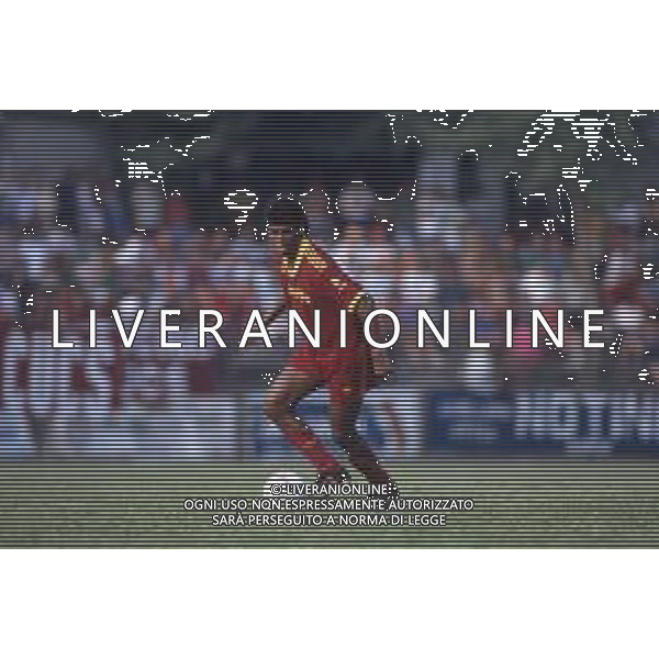 DIAP-RETROSPETTIVA ALDAIR CALCIATORE NELLA FOTO ALDAIR CON LA MAGLIA DELLA ROMA CALCIO NELL\'ANNO 1991-92 AG ALDO LIVERANI SAS 
