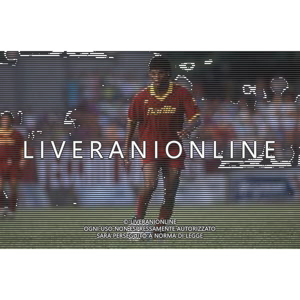 DIAP-RETROSPETTIVA ALDAIR CALCIATORE NELLA FOTO ALDAIR CON LA MAGLIA DELLA ROMA CALCIO NELL\'ANNO 1991-92 AG ALDO LIVERANI SAS 