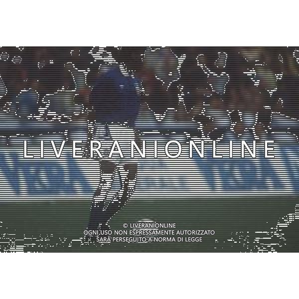 DIAP-RETROSPETTIVA ALDAIR CALCIATORE NELLA FOTO ALDAIR CON LA MAGLIA DELLA NAZIONALE BRASILE CALCIO NELL\'ANNO 1991-92 AG ALDO LIVERANI SAS