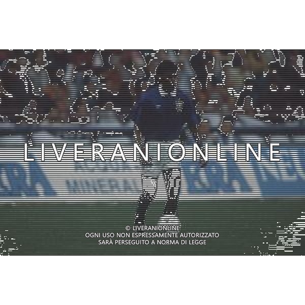 DIAP-RETROSPETTIVA ALDAIR CALCIATORE NELLA FOTO ALDAIR CON LA MAGLIA DELLA NAZIONALE BRASILE CALCIO NELL\'ANNO 1991-92 AG ALDO LIVERANI SAS