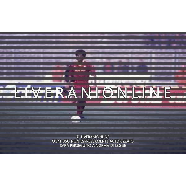 DIAP-RETROSPETTIVA ALDAIR CALCIATORE NELLA FOTO ALDAIR CON LA MAGLIA DELLA ROMA CALCIO NELL\'ANNO 1991-92 AG ALDO LIVERANI SAS
