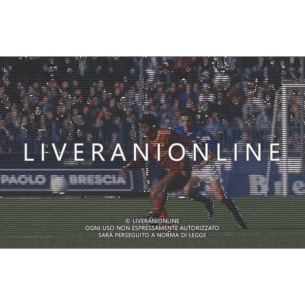 DIAP-RETROSPETTIVA ALDAIR CALCIATORE NELLA FOTO ALDAIR CON LA MAGLIA DELLA ROMA CALCIO NELL\'ANNO 1993 AG ALDO LIVERANI SAS