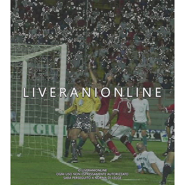 PERUGIA 12/08/2003 FINALE DI ANDATA INTERTOTO 2003 PERUGIA-WOLFSBURG NELLA FOTO: IL PERUGIA IN VANTAGGIO* FOTO 1905/ROBERTO SETTONCE/ALDO LIVERANI S.A.S.