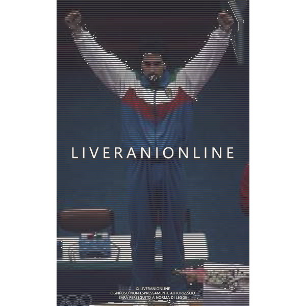 DIAP-RETROSPETTIVA STEFANO CERIONI SCHERMA NELLA FOTO STEFANO CERIONI ALLE OLIMPIADI DI SEUL NELL\'ANNO 1988 AG ALDO LIVERANI SAS