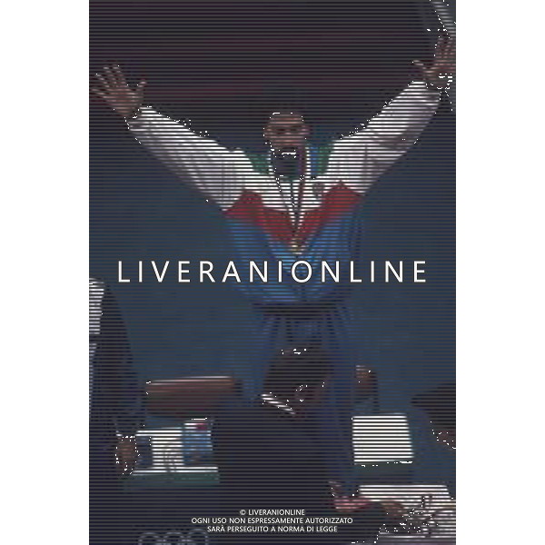 DIAP-RETROSPETTIVA STEFANO CERIONI SCHERMA NELLA FOTO STEFANO CERIONI ALLE OLIMPIADI DI SEUL NELL\'ANNO 1988 AG ALDO LIVERANI SAS