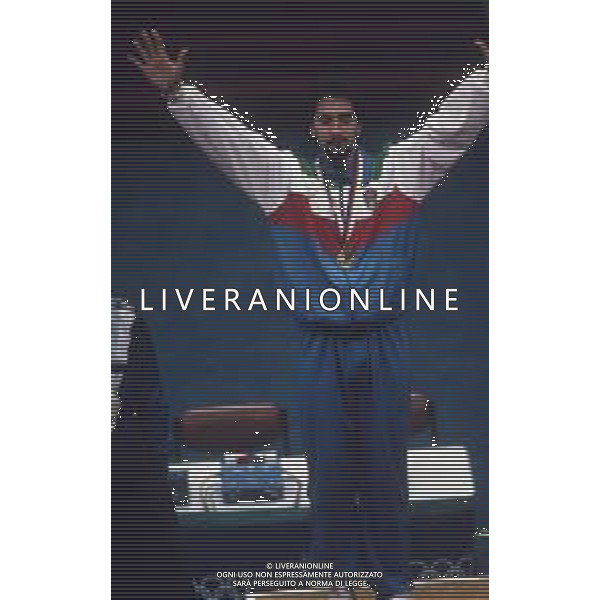 DIAP-RETROSPETTIVA STEFANO CERIONI SCHERMA NELLA FOTO STEFANO CERIONI ALLE OLIMPIADI DI SEUL NELL\'ANNO 1988 AG ALDO LIVERANI SAS