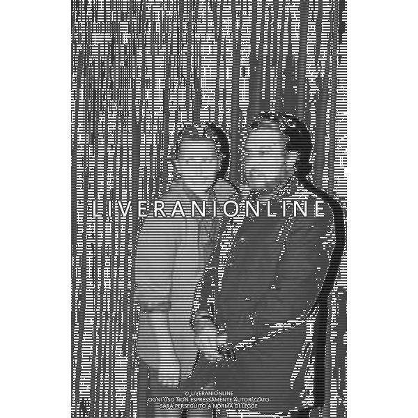 NEG- RETROSPETTIVA ERIKA BLANC ATTRICE  NELLA FOTO ERIKA BLANC E ALBERTO LIONELLO NELL\'ANNO 1992 A MILANO A TEATRO AG ALDO LIVERANI SAS