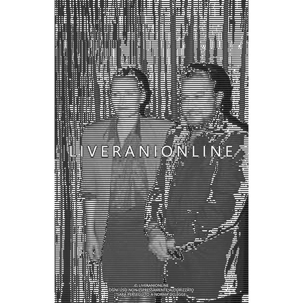 NEG- RETROSPETTIVA ERIKA BLANC ATTRICE  NELLA FOTO ERIKA BLANC E ALBERTO LIONELLO NELL\'ANNO 1992 A MILANO A TEATRO AG ALDO LIVERANI SAS