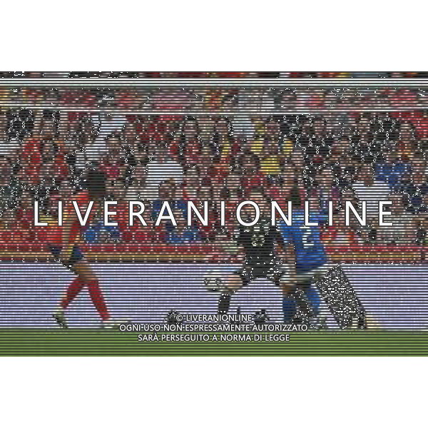 TVRG Italia vs Spagna nella foto Elisabetta Oliviero (Italia) segna il gol dell\'1 a 0 Berna (SVI) 11-07-2025 Stadio Wankdorf Italia vs Spagna Campionati Europei femminili UEFA Euro 2025 Gruppo B - 3a giornata foto Roberto Garavaglia/Agenzia Aldo Liverani sas