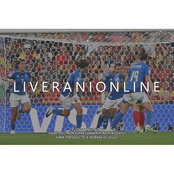 TVRG Italia vs Spagna nella foto Elisabetta Oliviero (Italia) esultanza dopo il gol dell\'1 a 0 Berna (SVI) 11-07-2025 Stadio Wankdorf Italia vs Spagna Campionati Europei femminili UEFA Euro 2025 Gruppo B - 3a giornata foto Roberto Garavaglia/Agenzia Aldo Liverani sas