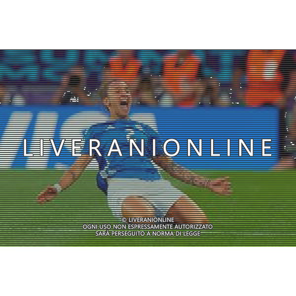 TVEM July 11, 2025 Bern, Switzerland - Italy vs Spain - Women\'s UEFA Euro 2025 - Stadion Wankdorf. In the pic: Elisabetta Oliviero of Italy celebrates after scoring a goal ©TVEM Emmanuele Mastrodonato - AGENZIA ALDO LIVERANI SAS