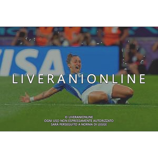 TVEM July 11, 2025 Bern, Switzerland - Italy vs Spain - Women\'s UEFA Euro 2025 - Stadion Wankdorf. In the pic: Elisabetta Oliviero of Italy celebrates after scoring a goal ©TVEM Emmanuele Mastrodonato - AGENZIA ALDO LIVERANI SAS