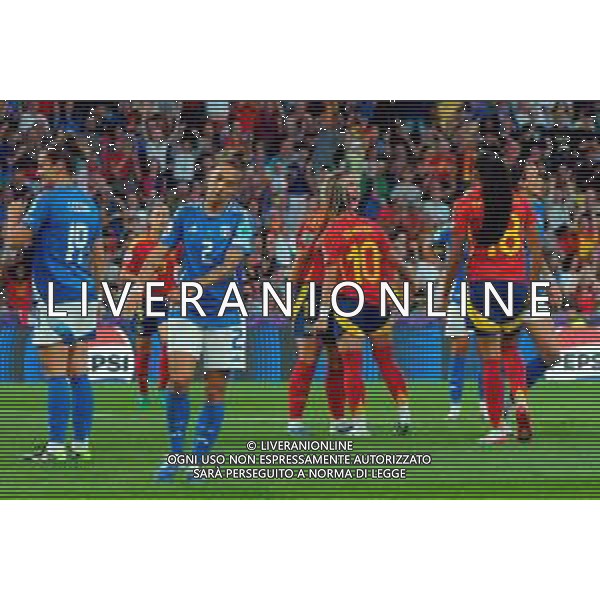TVEM July 11, 2025 Bern, Switzerland - Italy vs Spain - Women\'s UEFA Euro 2025 - Stadion Wankdorf. In the pic: Athenea of Spain celebrates after scoring a goal with Alexia Putellas of Spain ©TVEM Emmanuele Mastrodonato - AGENZIA ALDO LIVERANI SAS