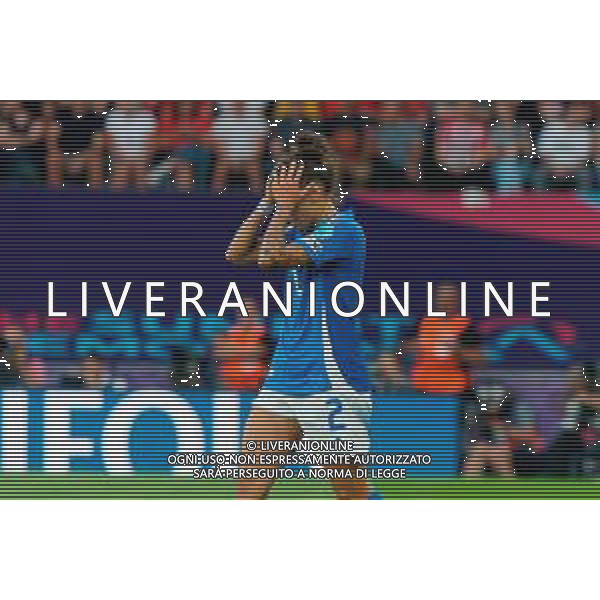 TVEM July 11, 2025 Bern, Switzerland - Italy vs Spain - Women\'s UEFA Euro 2025 - Stadion Wankdorf. In the pic: Elisabetta Oliviero of Italy disappointment ©TVEM Emmanuele Mastrodonato - AGENZIA ALDO LIVERANI SAS