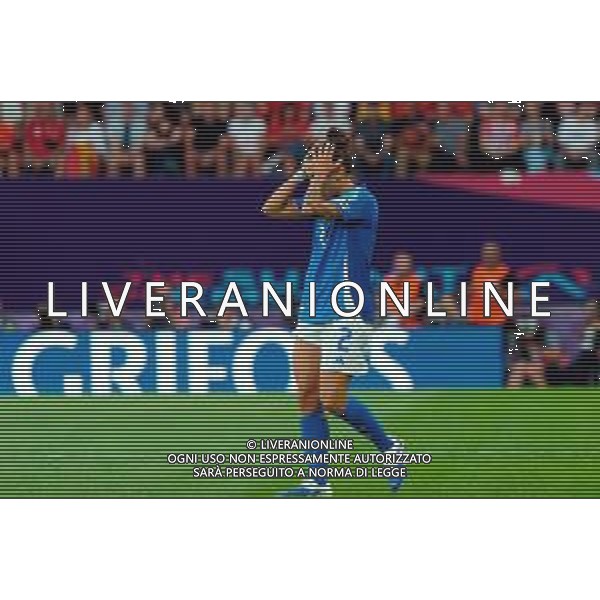 TVEM July 11, 2025 Bern, Switzerland - Italy vs Spain - Women\'s UEFA Euro 2025 - Stadion Wankdorf. In the pic: Elisabetta Oliviero of Italy disappointment ©TVEM Emmanuele Mastrodonato - AGENZIA ALDO LIVERANI SAS