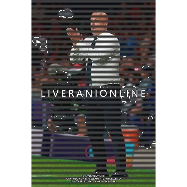 TVEM July 11, 2025 Bern, Switzerland - Italy vs Spain - Women\'s UEFA Euro 2025 - Stadion Wankdorf. In the pic: Andrea Soncin head coach of Italy ©TVEM Emmanuele Mastrodonato - AGENZIA ALDO LIVERANI SAS