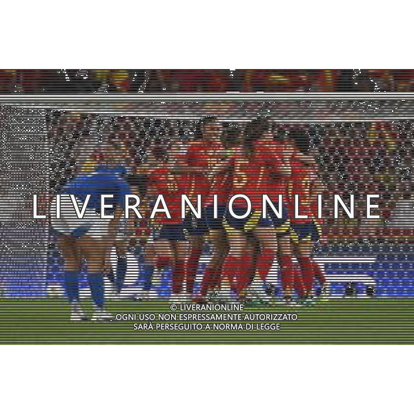 TVRG Italia vs Spagna nella foto giocatrici Spagna esultanza dopo il gol del 2 a 1 e delusione Italia Berna (SVI) 11-07-2025 Stadio Wankdorf Italia vs Spagna Campionati Europei femminili UEFA Euro 2025 Gruppo B - 3a giornata foto Roberto Garavaglia/Agenzia Aldo Liverani sas