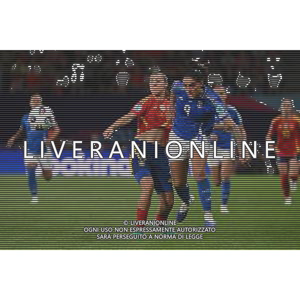 TVRG Italia vs Spagna nella foto Patri Guijarro (Spagna) e Martina Piemonte (Italia) Berna (SVI) 11-07-2025 Stadio Wankdorf Italia vs Spagna Campionati Europei femminili UEFA Euro 2025 Gruppo B - 3a giornata foto Roberto Garavaglia/Agenzia Aldo Liverani sas