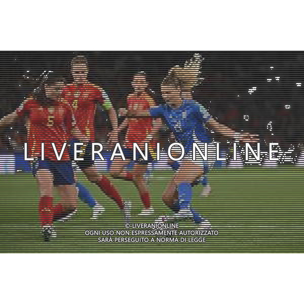TVRG Italia vs Spagna nella foto Michela Cambiaghi (Italia) e sulla SX Maria Mendez (Spagna) Berna (SVI) 11-07-2025 Stadio Wankdorf Italia vs Spagna Campionati Europei femminili UEFA Euro 2025 Gruppo B - 3a giornata foto Roberto Garavaglia/Agenzia Aldo Liverani sas