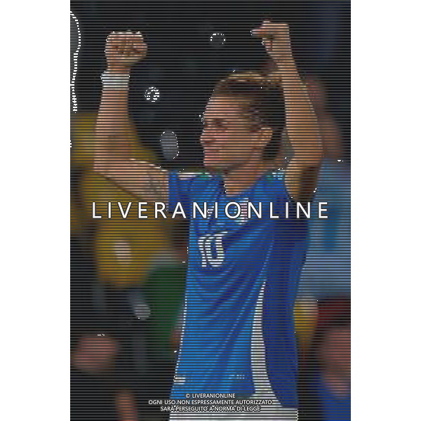TVEM July 11, 2025 Bern, Switzerland - Italy vs Spain - Women\'s UEFA Euro 2025 - Stadion Wankdorf. In the pic: Cristiana Girelli of Italy celebrates foto emmanuele mastrodonato-ag aldo liverani sas